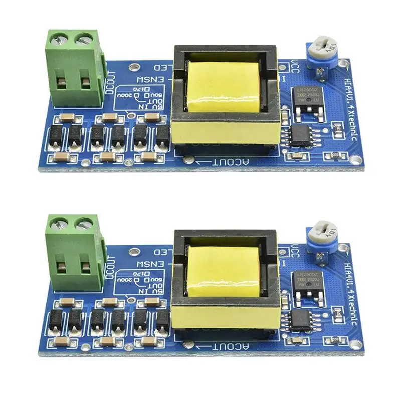 AT21-2X DC-DC Boost Converter Step Up To Output High Voltage 300V-1200V 400V 900V 1000V Adjustable Power PSU Module Board