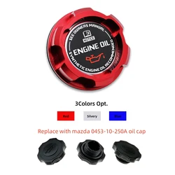 Aluminum ENGINE Oil Cap For MAZDASPEED RACING RX8 RX7 MIATA MAZDA PROTEGE 626 323 MX3 BP 13B OIL FILLER CAP JDM