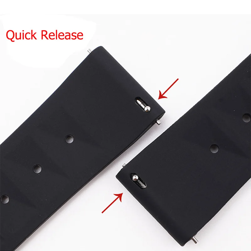 20 مللي متر 22 مللي متر سيليكون حزام ل سايكو البحرية ماستر SKX007 SRP777J1 المواطن الغوص الرياضة سوار المعصم مقاوم للماء حزام الساعات