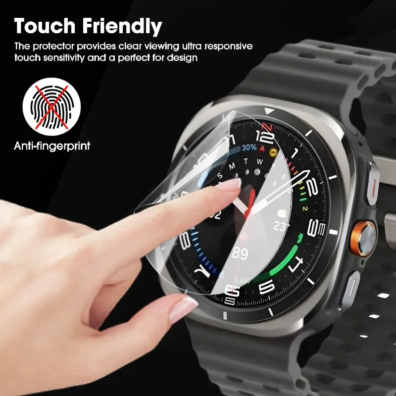 5/1Pcs Full Screen Protector for Samsung Galaxy Watch7 6 5 4 40/44mm Hydrogel Film Protective Cover for Watch Classic 43mm 47mm