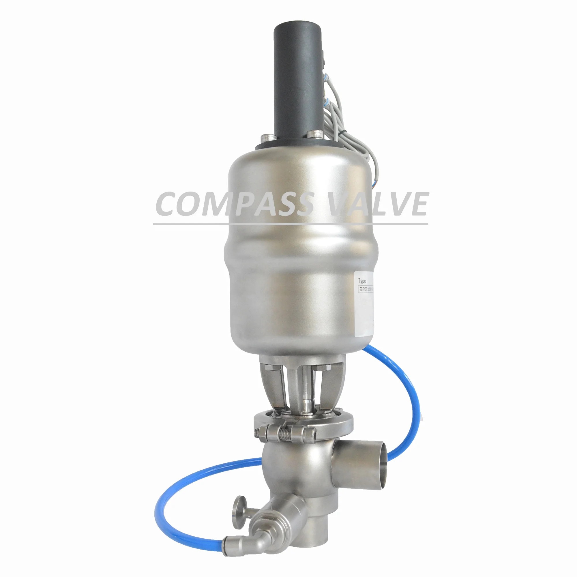 

1.5 Inch FH02 Sanitary Stainless Steel Mixing Valve 24V C Top Double Seal Single Seat Two Way Mixproof Valve