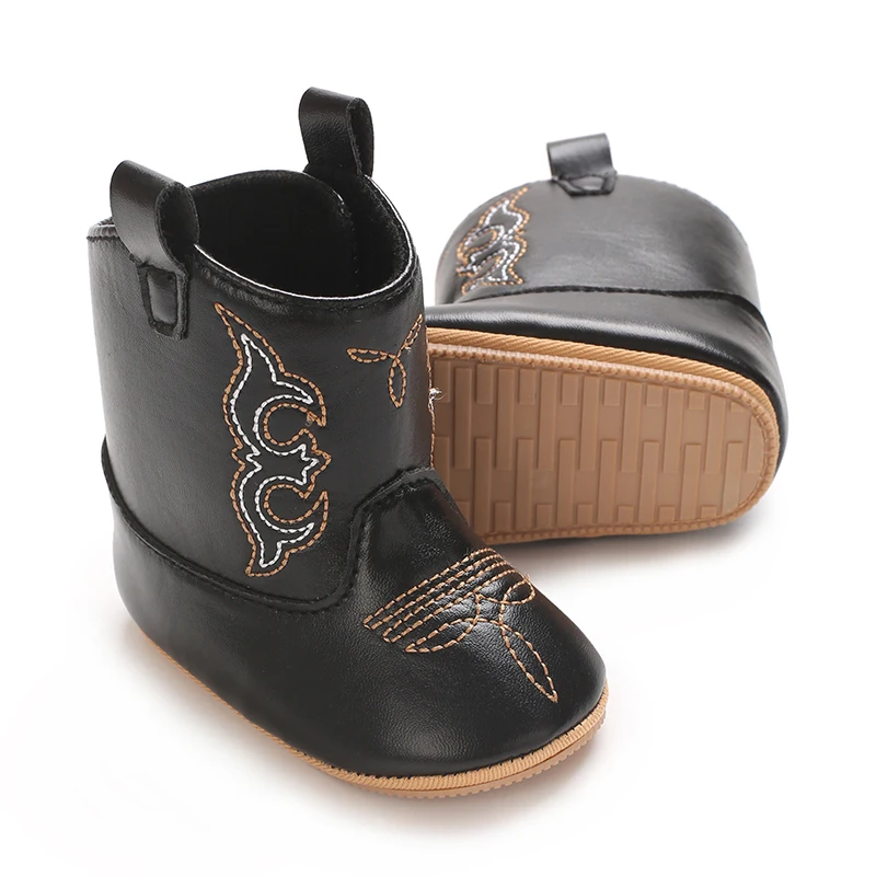 Winterstiefel für Babys, Jungen und Mädchen, 0–18 Monate, im Western-Stil, aus Denim, ideal zum Laufenlernen, warm, lässig, modisch. – Detail 17