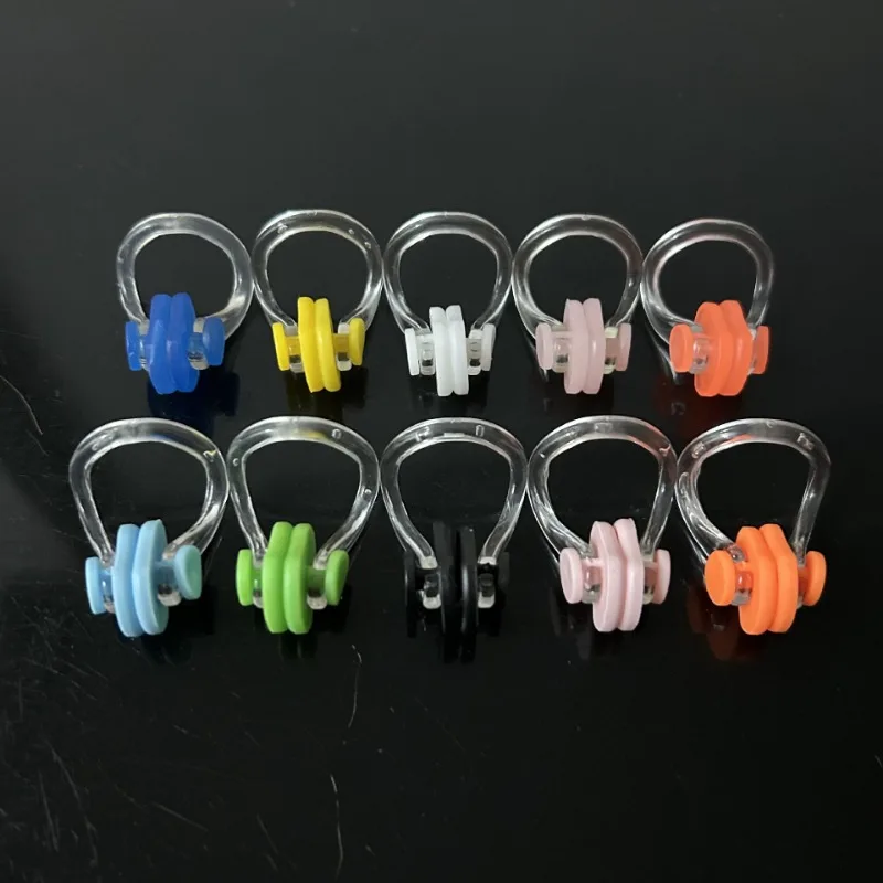 Swimming Nose Clip Reusable Soft Silicone Waterproof Nose Plugs Protection for Kids Adults Beginner Surfing Diving Accessories