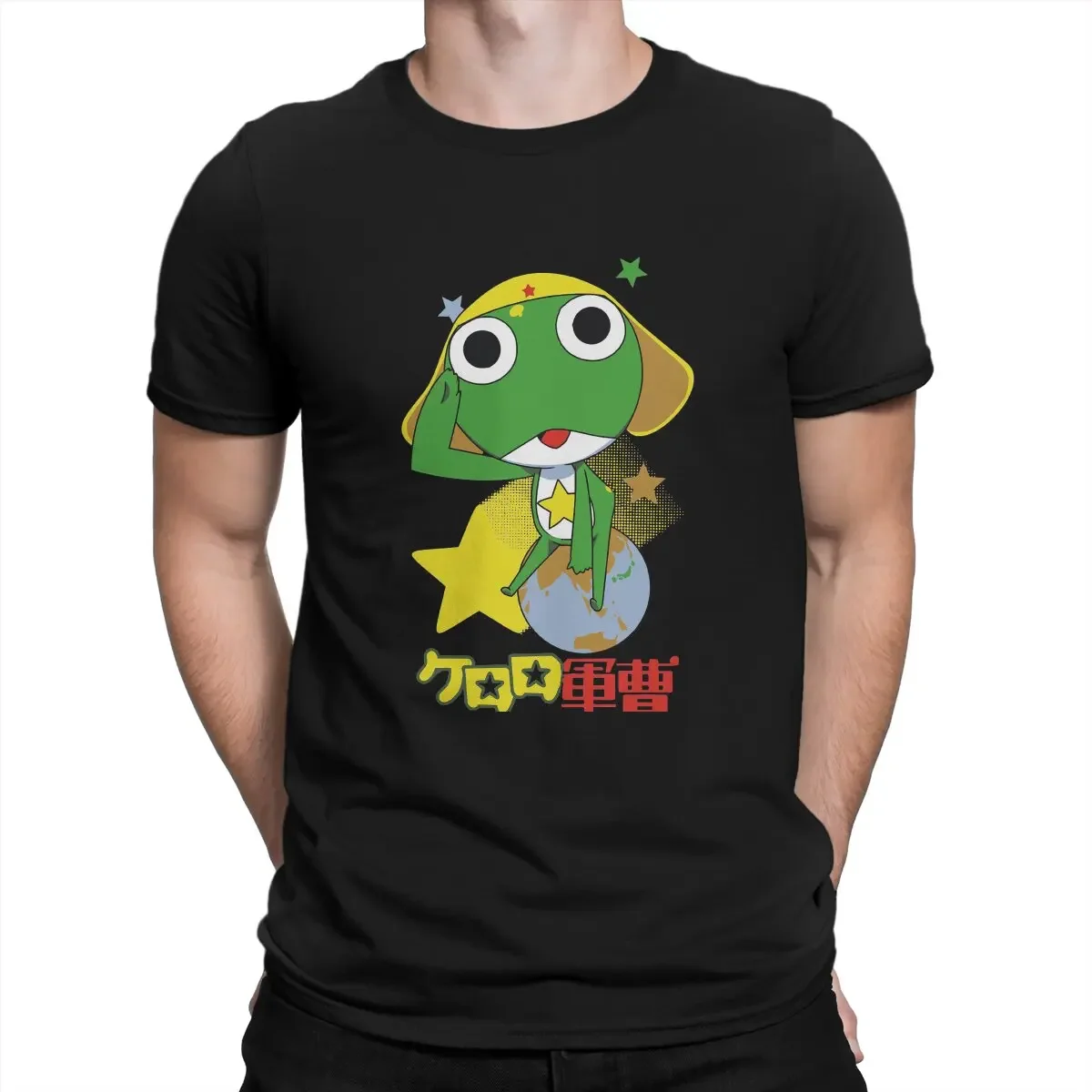 Sgt Frog Keroro Gunso Cartoon Anime Man TShirt Graphic Distinctive T Shirt Original Sweatshirts Hipster