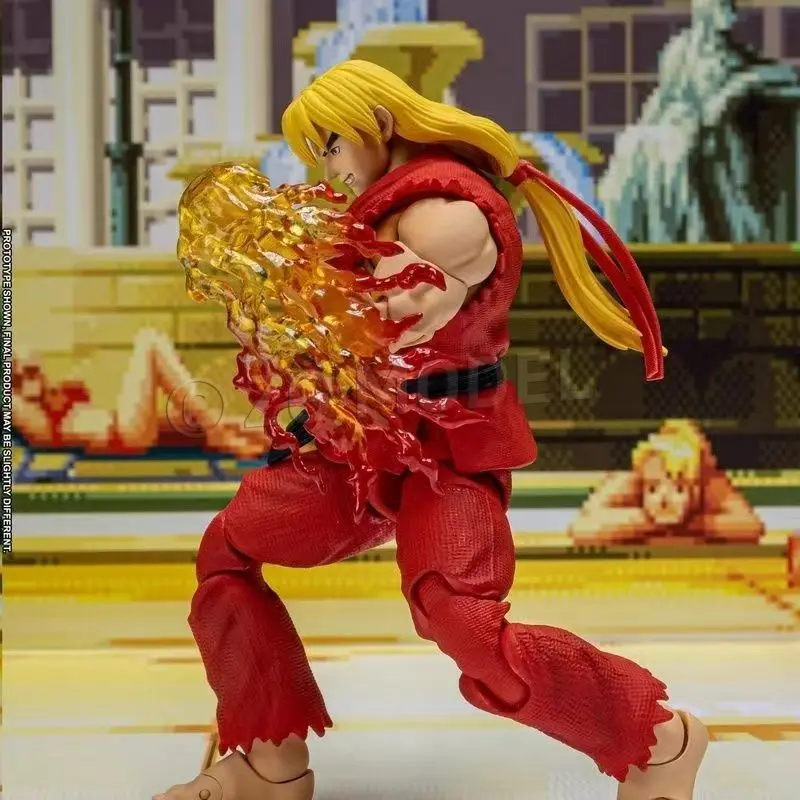 Фигурка Кена Мастерса из Street Fighter Zero 3 от Storm Toys, масштаб 1/12, абсолютно новая, в наличии.