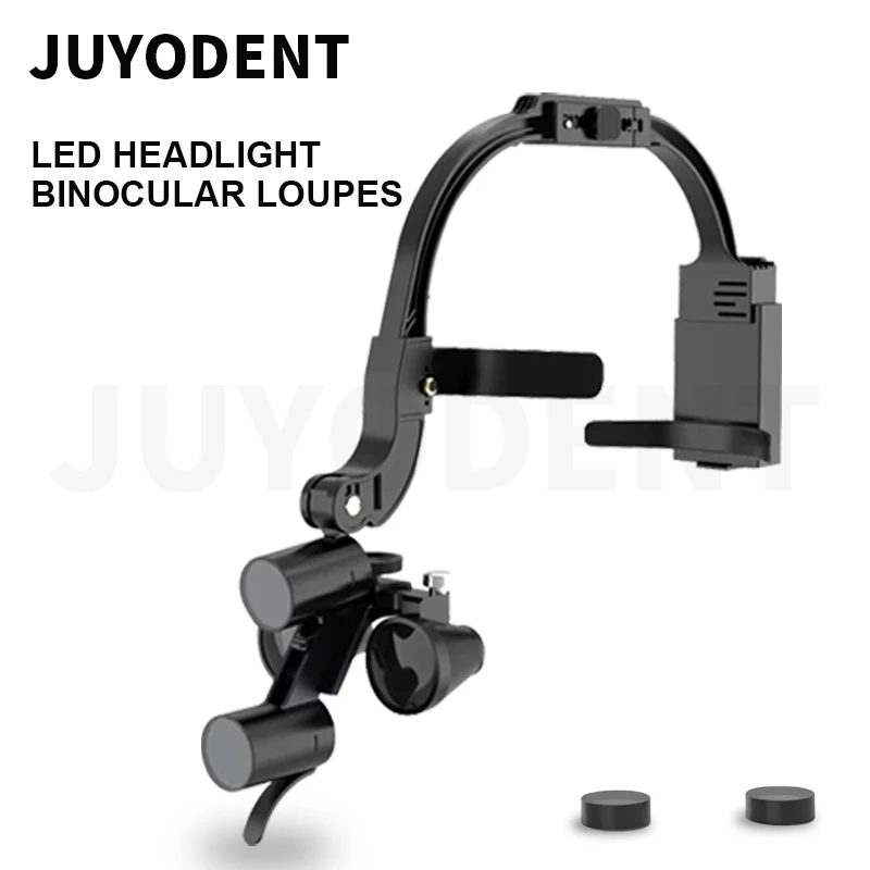 Dental Loupe Magnification Binocular Surgery Surgical Magnifier with Headlight LED Light 2.5X 3.5X Dentist Medical Loupes Lamp