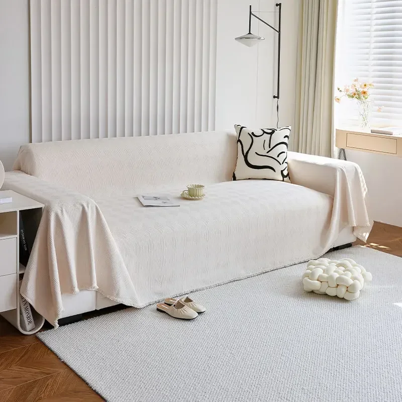 Sofa Towel One Piece Anti Cat Scratch Full Cover Fabric Four Seasons Sofa Towel Anti Slip Cushion Cover