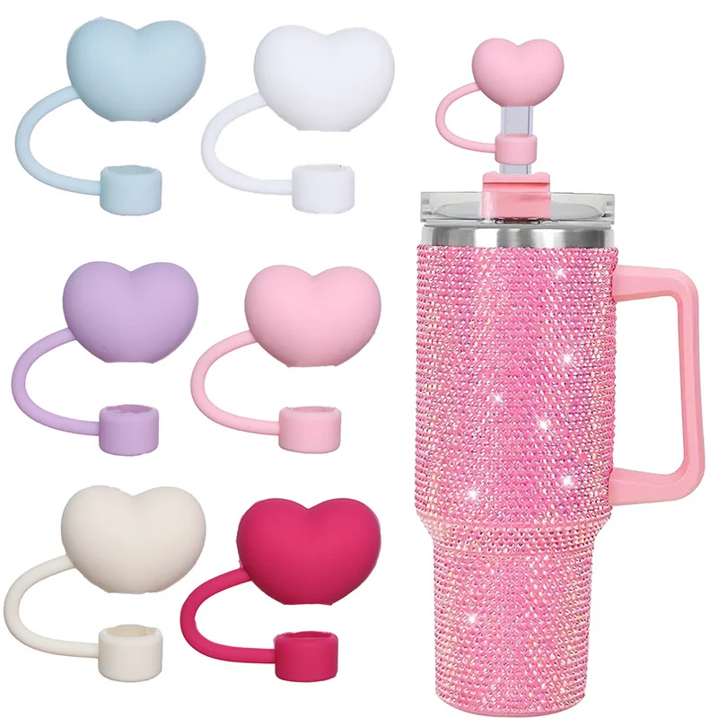 

Silicone Straw Cover For Stanley Cup 0.4in Straw Topper For Stanley Cup Tumblers Accessories Dust-Proof Straw Lid For 10mm Straw