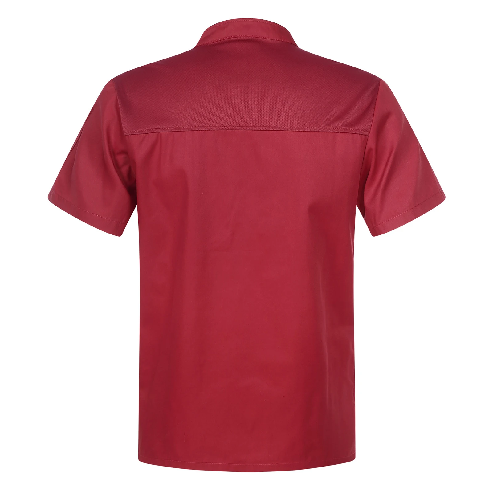 Heren Dames Chef Uniform Jas Cross-Over Chef Keuken Restaurant Hotel Unisex Kok Uniform Met Zakken