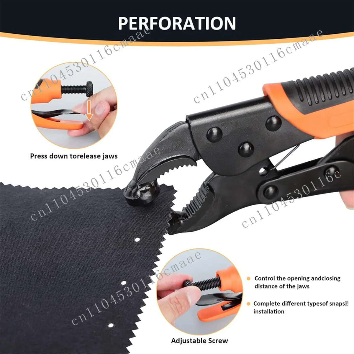 Brand New Buckle Tool Set, Canvas Cover Button Tool Installer, 15mm Buckle Tool, with 80 Sets of Marine Buckles