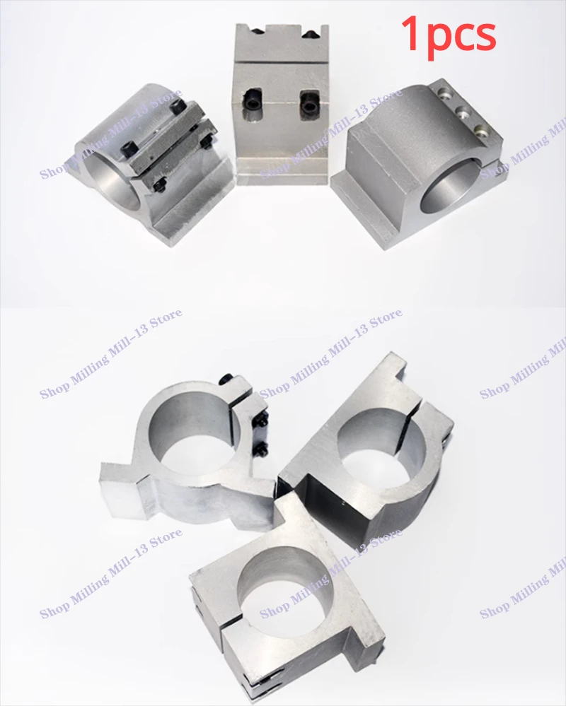 

1pc Engraving Machine Spindle Motor From 20mm To 130mm Bracket Seat Cnc Carving Clamp Holder Aluminum