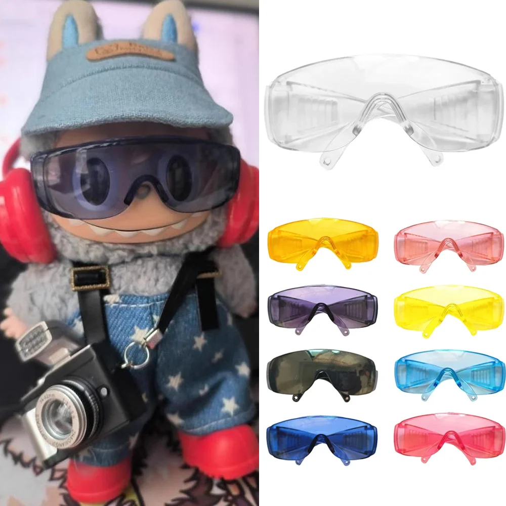 Per Ropa Labubu V3 V1 V2 Cool Occhiali da sci Occhialini da nuoto Outfit Occhiali da sole Occhiali Decorazioni Accessori per bambole