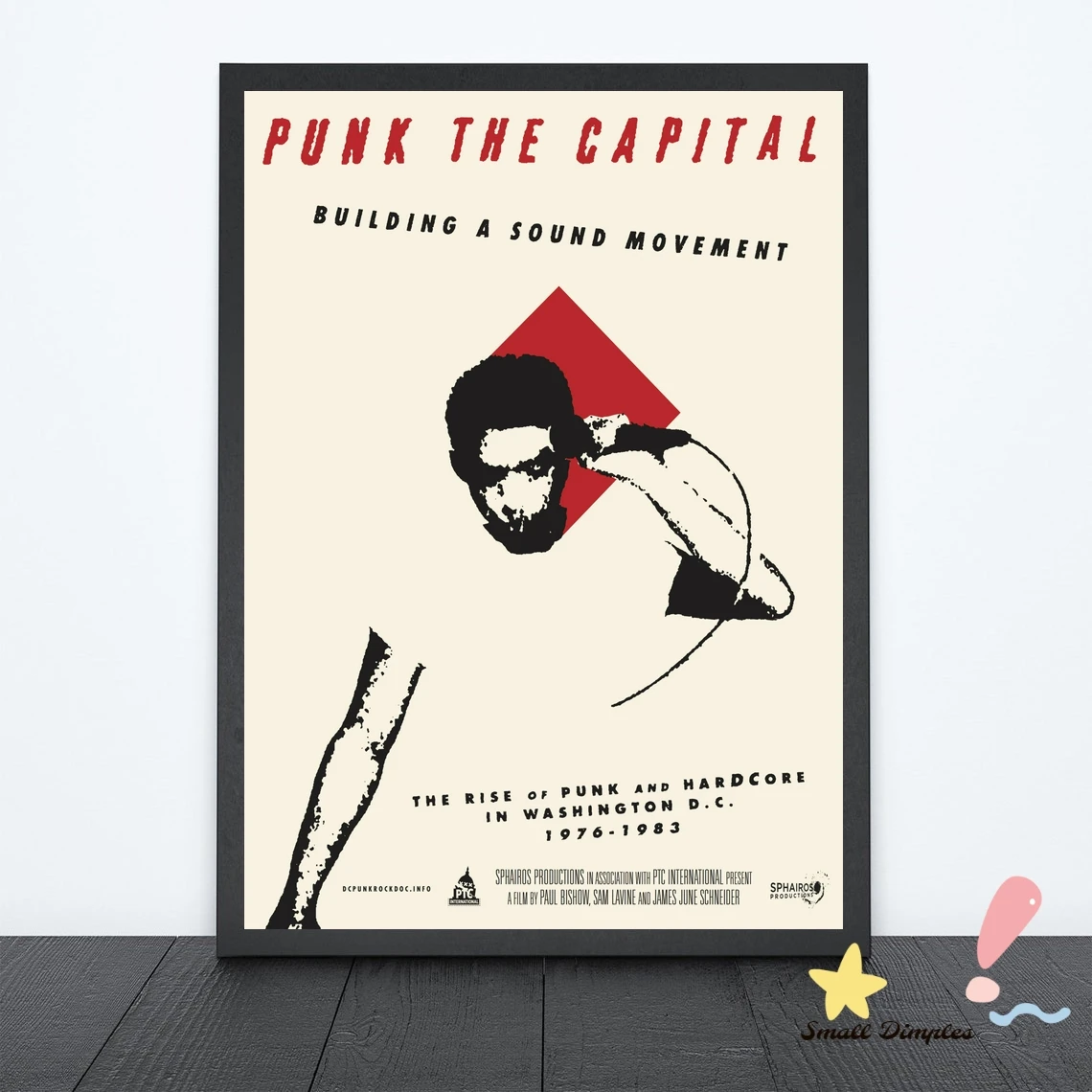Punk The Capital Building A Sound Movement Movie Poster Canvas Art Print Home Decoration Wall Painting ( No Frame )
