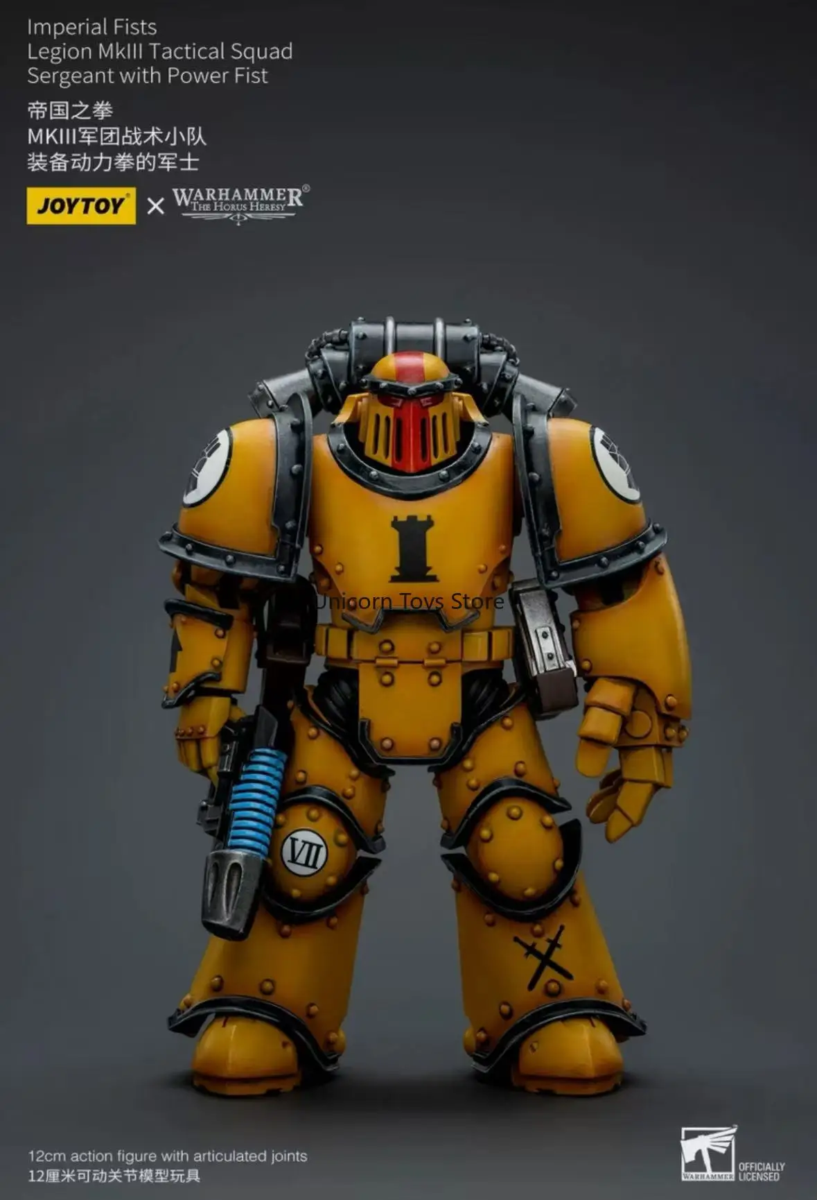 

In Stock JOYTOY Dark Source Genuine Joint Name Space Marine Empire Fist Power Fist Sergeant 1:18 Moving Model Player