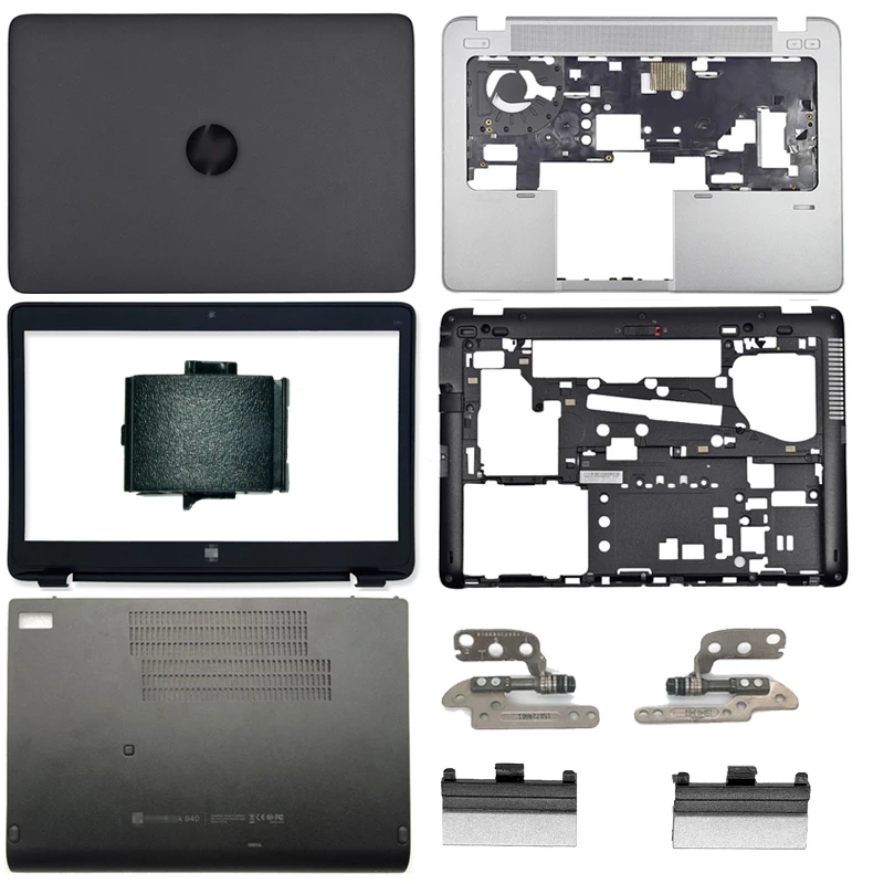 

New LCD Back Cover/Front Bezel/Hinges/Palmrest/Bottom Case /E Cover HP EliteBook 840 740 745 G1 G2 Computer Case