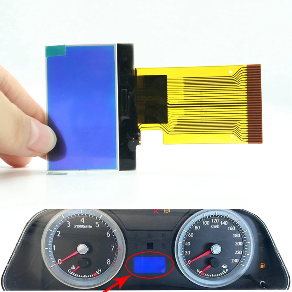 

Car Interior Front Dashboard Speedometer Instrument Display Cluster Small LCD Screen For Geely Emgrand EC820 EC8 EC825