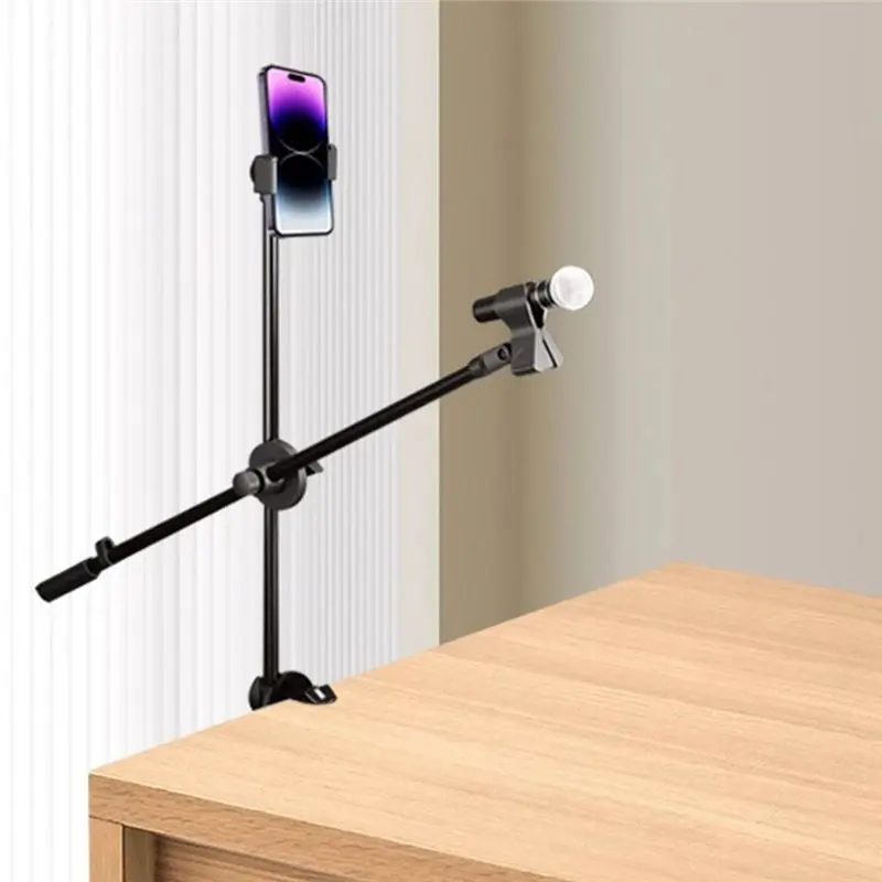 [B24B!】 Desk MIC Holder Replacement Bracket Clamp Floor Stand Phone Holder Phones Guitar Accessories