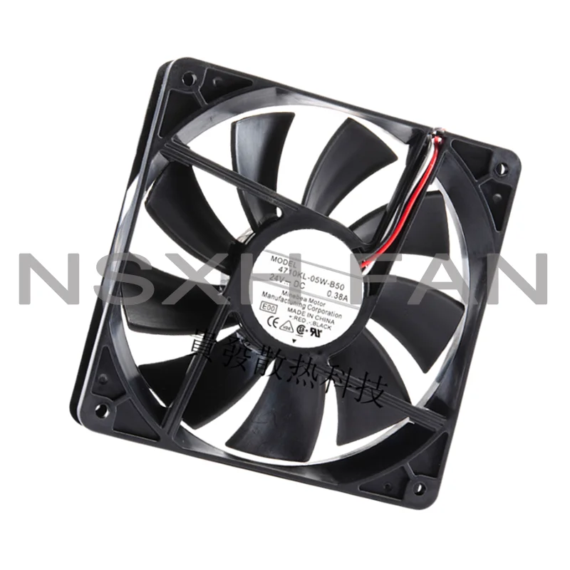 High Air Volume Freqüência Converter Fan, 4710KL-05W-B50, B59, 12025, 24V, 0.38A, 12 centímetros