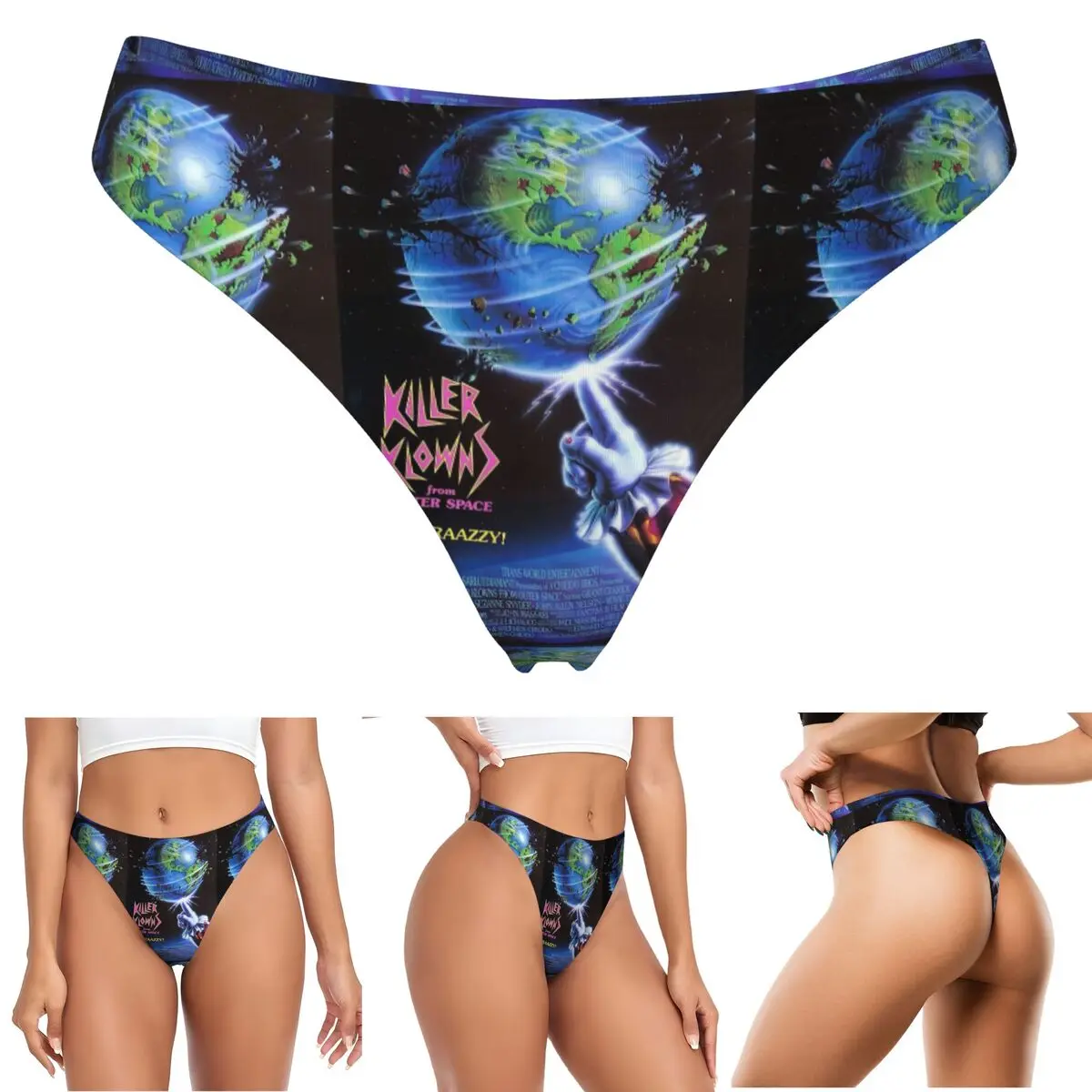 calcinhas-g-string-personalizadas-killer-klowns-from-outer-space-respiraveis-confortaveis-e-elasticas-para-mulheres