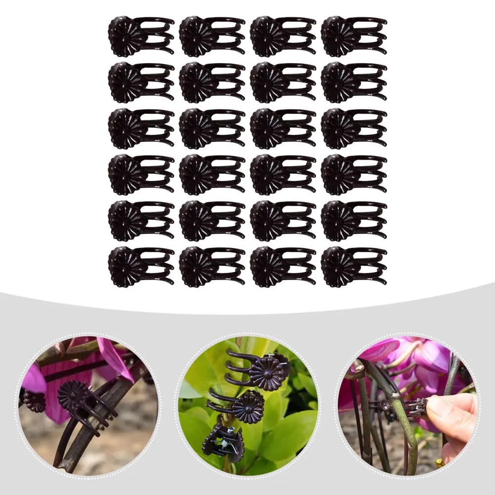 

Orchid Clip Vegetable Trellis Wire Vine Clips Support Reusable Garden for Plants Bouquets Stems Vines Vegetables