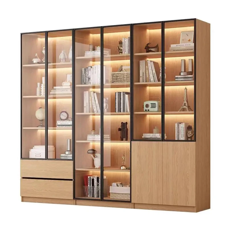 custom.Customizable Solid Wood Living Room & Kitchen/Dining Room Bookshelf Sideboard with Easy Assembly and Storage Features