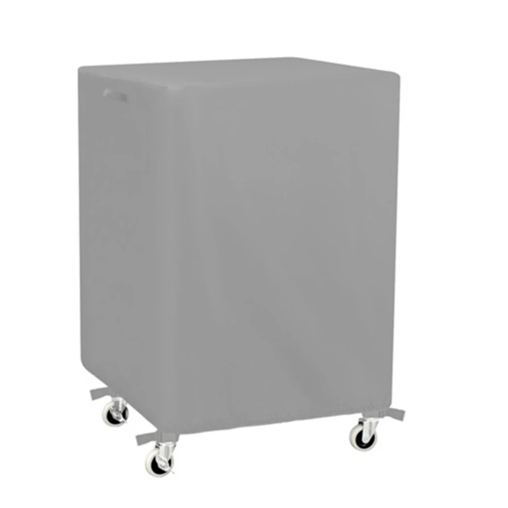 Media Cart Cover with Adjustable Snap Straps and Drawstrings Oxford Cloth for AV Equipment and Multimedia Storage Racks