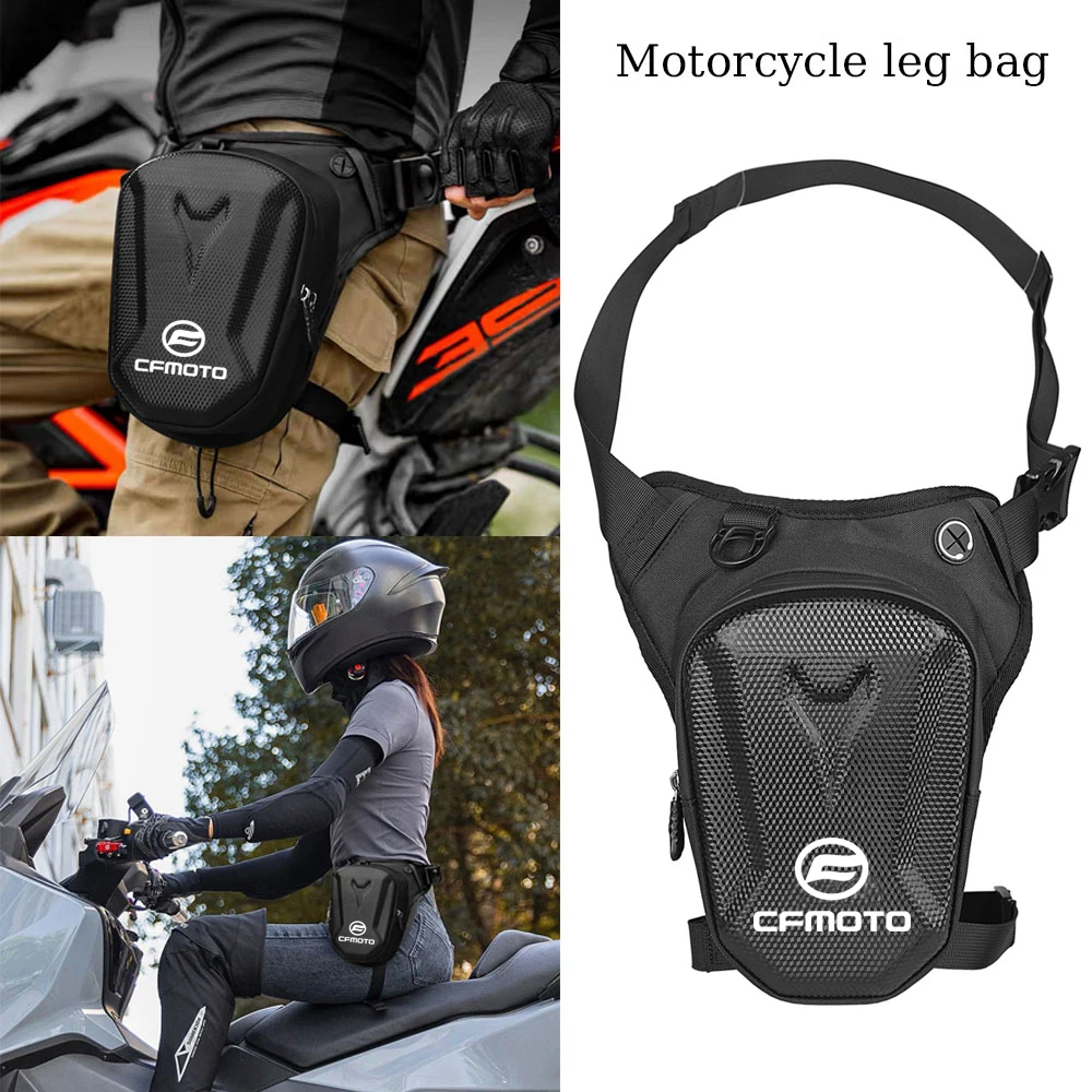 FOR CFMOTO CF650 650NK 400NK 250NK 400GT 650MT Motorcycle leg bag knight hard shell waterproof waist bag, crossbody bag