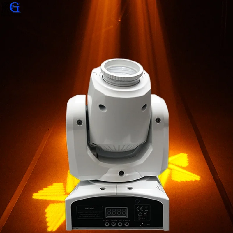 

60 Вт Pattern Light 8-цветный лоток с подвижной головкой Светодиодные лучи DMX512 Сценический эффект DJ Party Light для дискотеки, ночного клуба, свадьбы