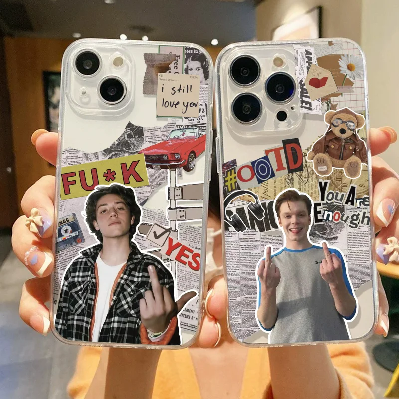 

Shameless Tv Series Peripheral iphone 16 Phone Case Advanced Transparent Silicone Waterproof Suitable For Multiple Models Gift