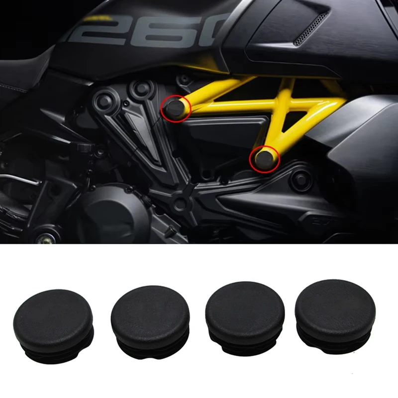Couvercle de trou de cadre de moto, bouchons décoratifs, ensemble de capuchons de cadre, adapté pour DucSauDiavel 1260, S, Lamborghini 2019, 2020, 2021, 2022