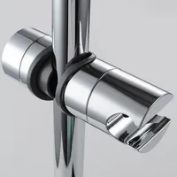 New Universal Shower Head Holder Adjustable 18~25mm ABS Chrome Shower Rail Holder Bathroom Accessories Shower Mounting Brackets