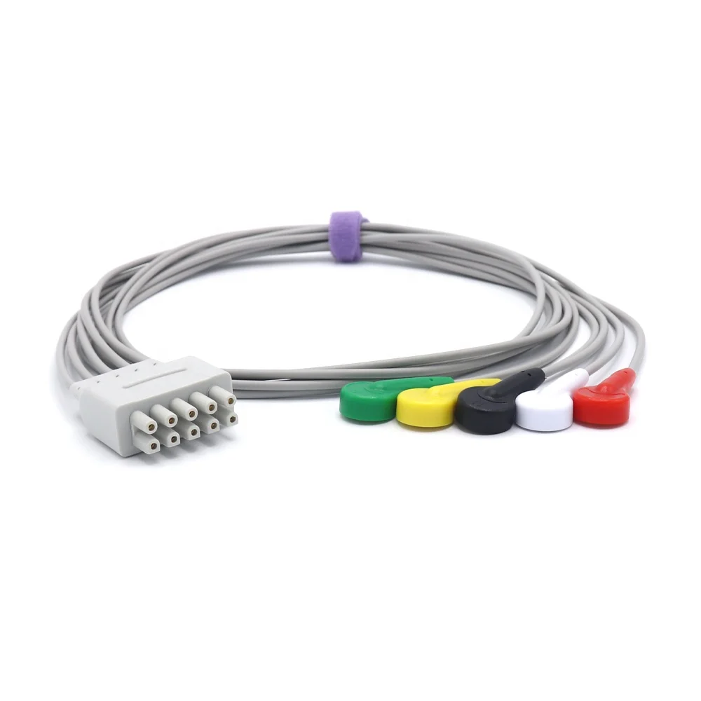 5-Lead ECG Cable – Snap, IEC Standard
