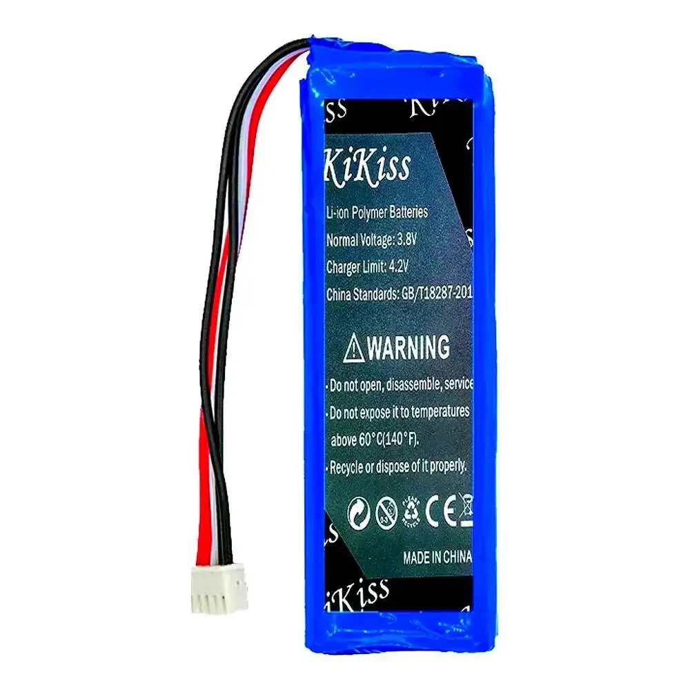 Speaker Battery For Jbl Charge 2 Plus 3 2015 Version GSP1029102R P763098 Speaker 2+ 12350mAh Reliable Replacement High-Capacity