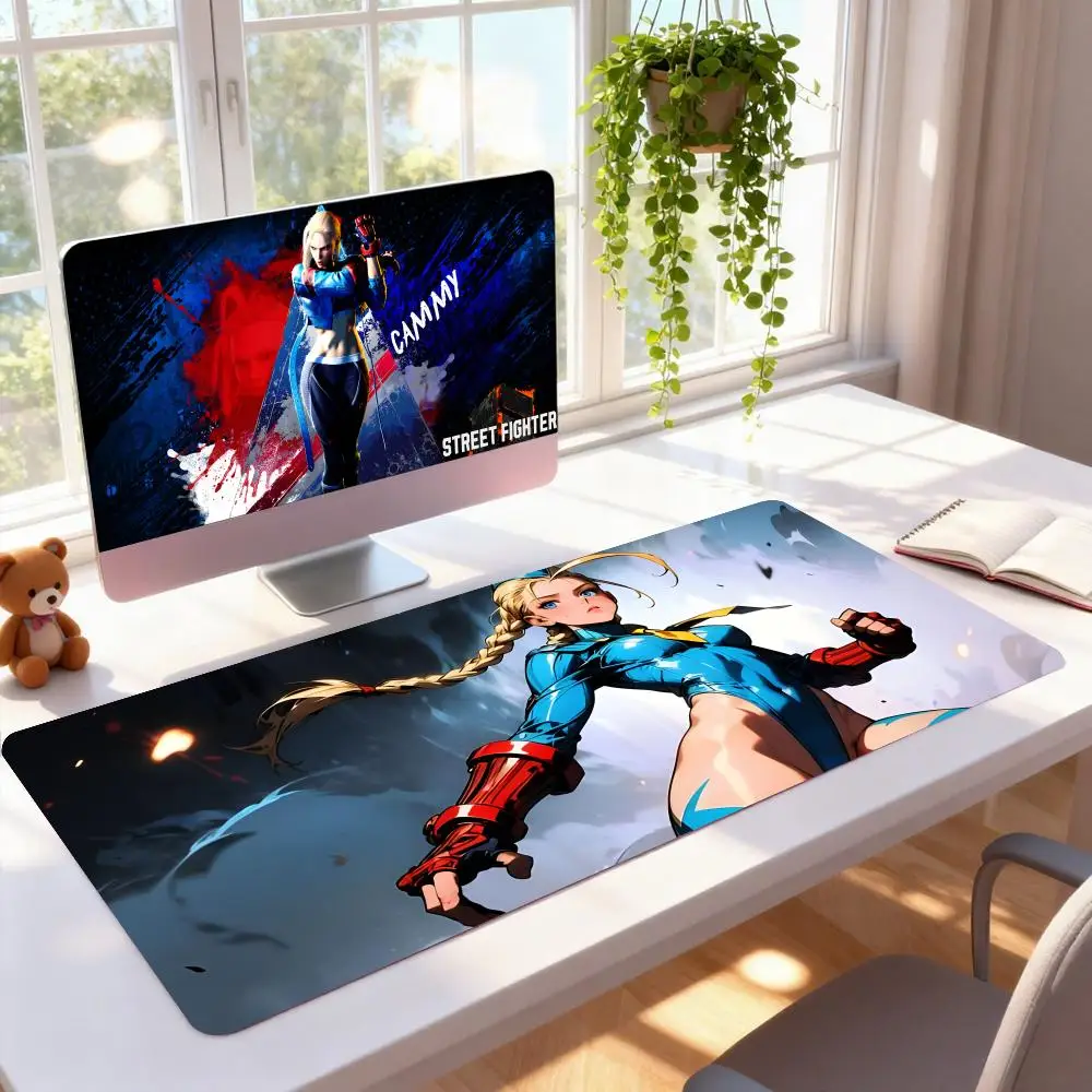 

Street Fighter Cammy Mouse Pad Rubber Computer Laptop Official Game Super Colored Print Aesthetic Pretty Fashion Luxury Mat