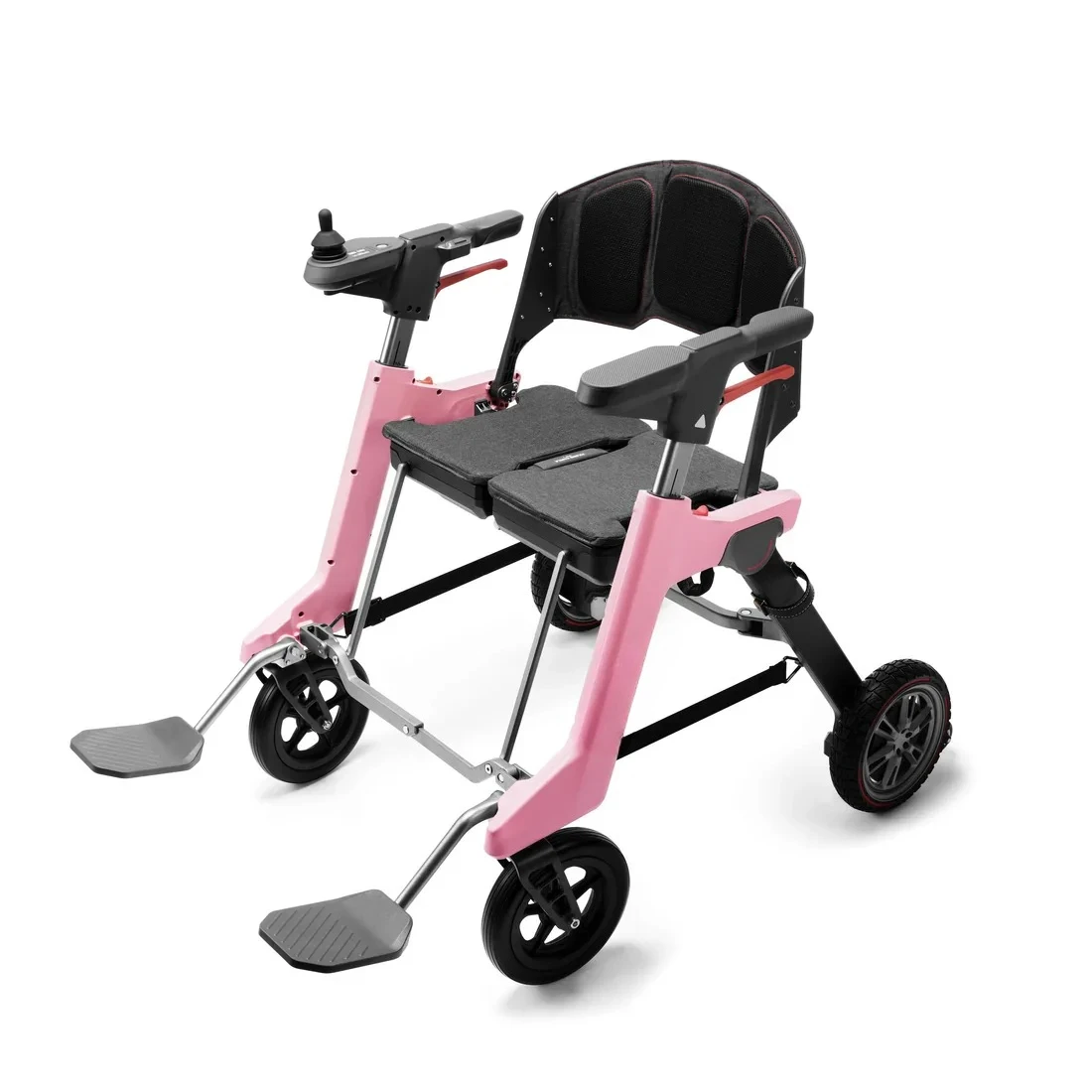 AI-Powered Drive Assistance,Electric Rollator Walker,Foldable 4-Wheel Electric Rollator, Mobility Scooter for Elderly & Disabled