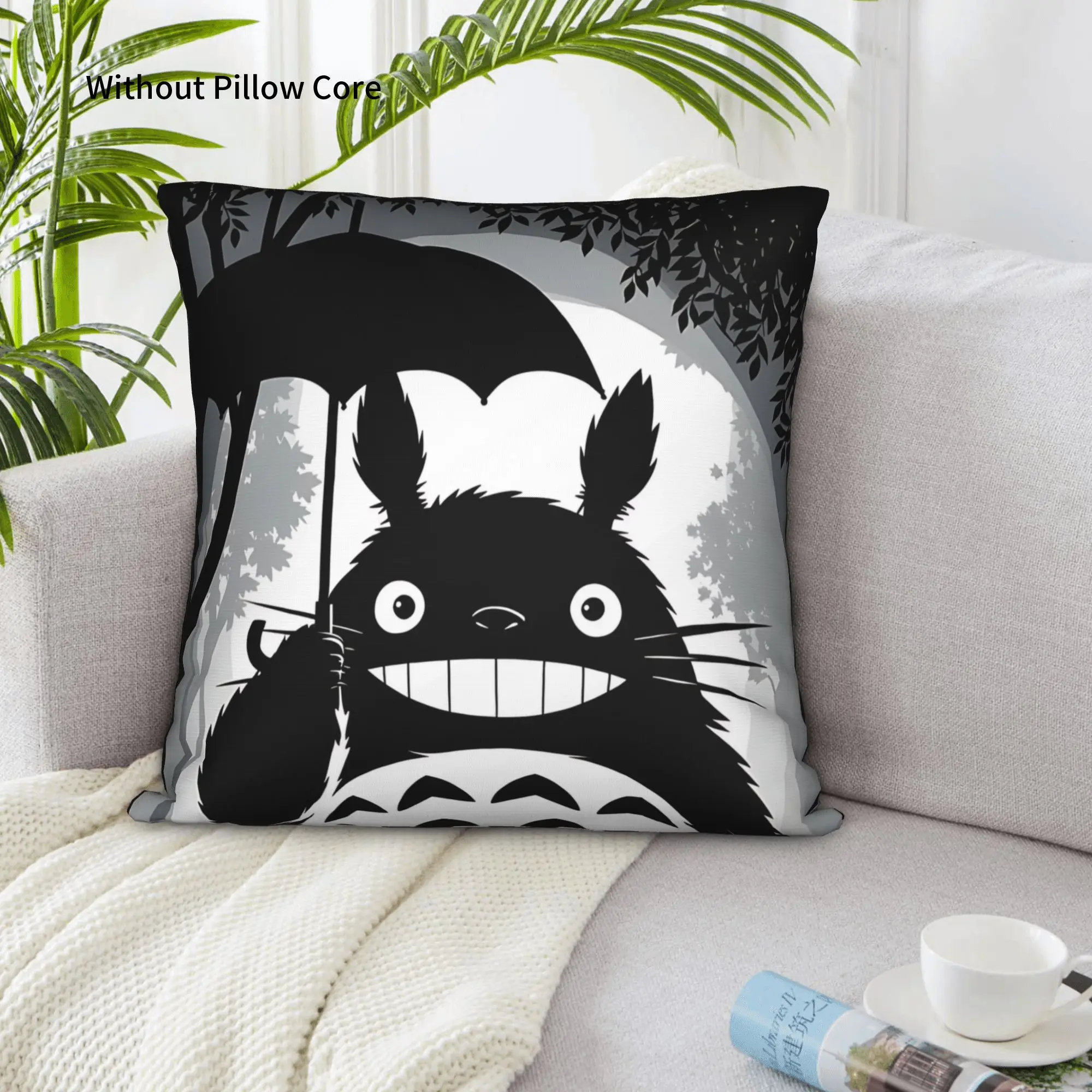 1PC Anime My Neighbor Totoros Pillow Case Home Decor Items Double-Sided Printing  Sofa Cushion Bedroom Bedside Pillow