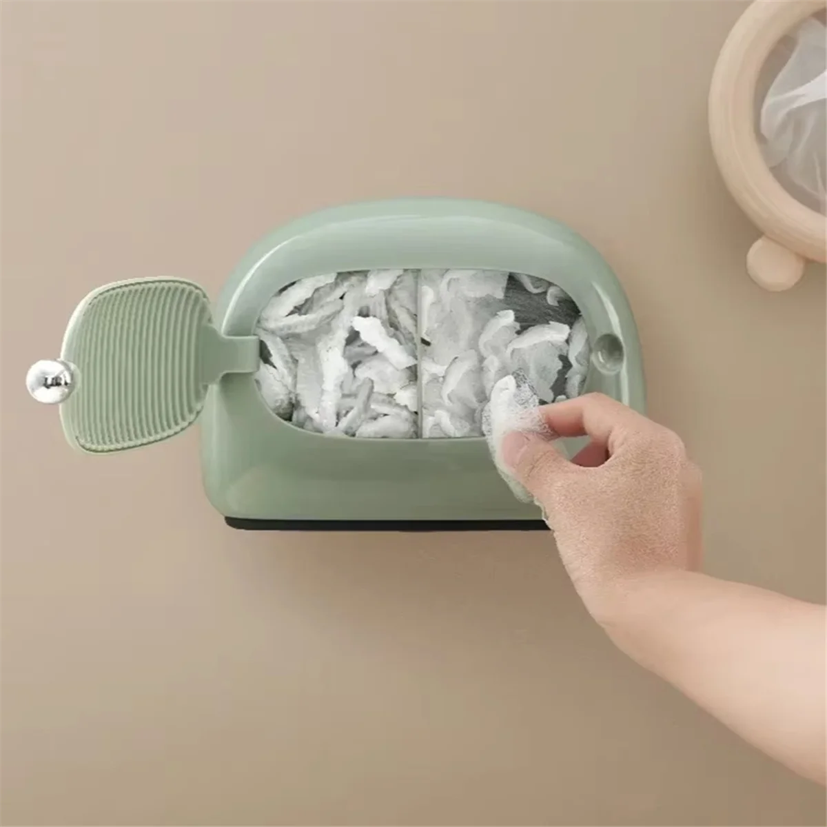 

Y31A Кухонный органайзер для хранения пластиковой пленки, настенный монтаж, аксессуары для ванной комнаты, решения для домашней организации A