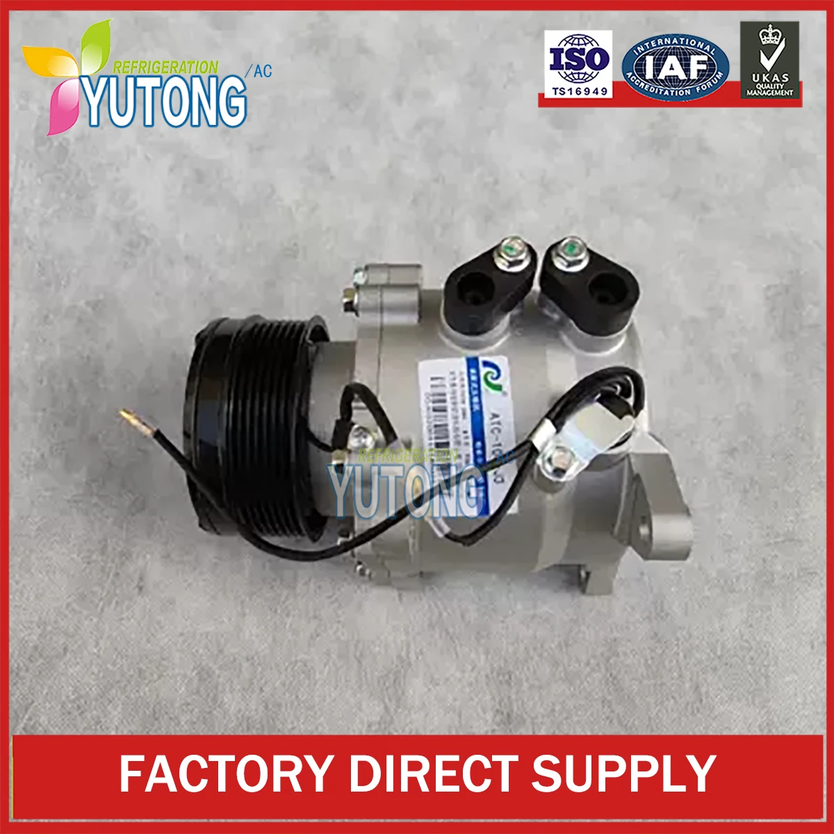 ATV-106-J3 AC Compressor for Changfeng Cheetah Warriors WXH-106-J33 ATV-106-5 ATV-106-7