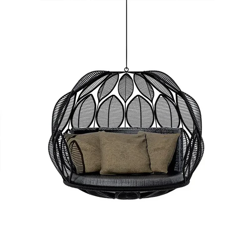 for Internet celebrity bird's nest hanging chair swing basket rattan chair outdoor courtyard indoor floor-to-ceiling home