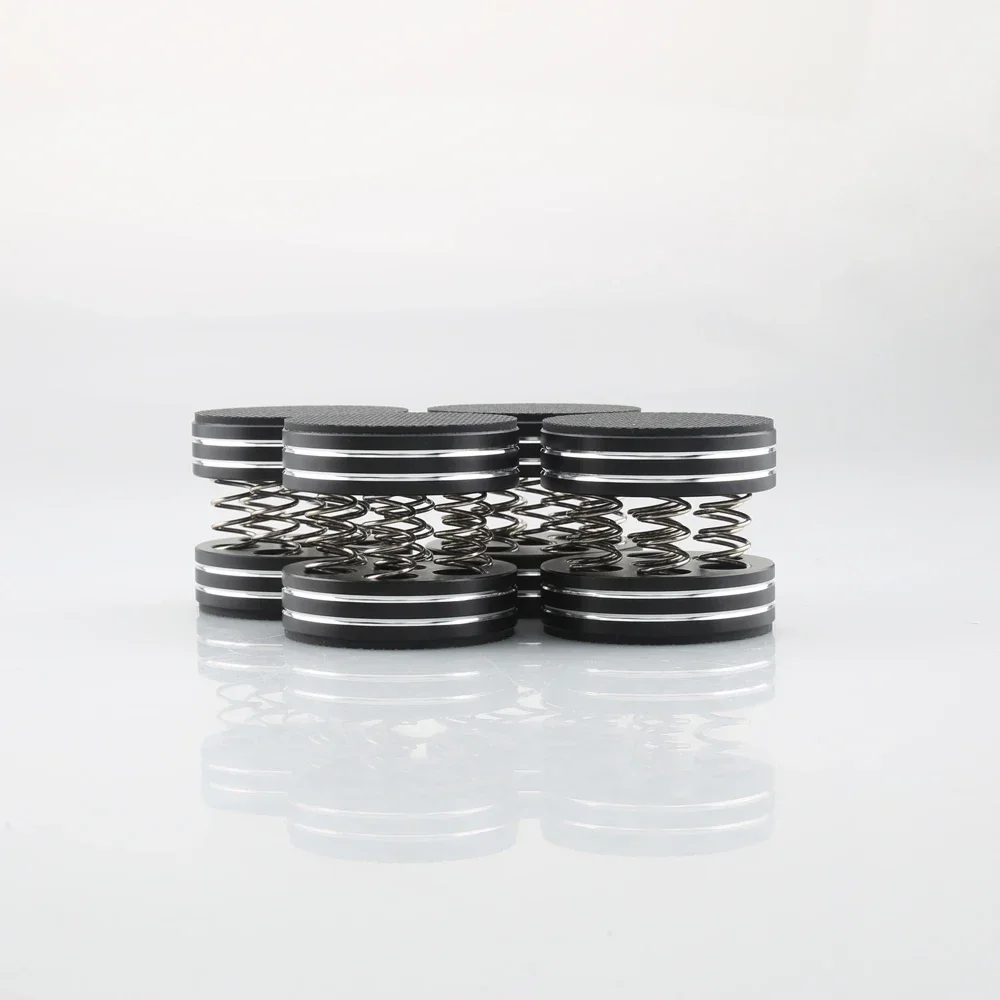 Audiophile shock spikes spring damping pad HIFI Stand Feet speaker spike audio CD amplifier foot pad single products weight 102g