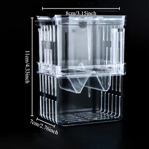 Langlebige Aquariumfischzüchterbox, Betta -Fischtanks, Fischreproduktion, Kastenisolierung, Babyfisch -Inkubator und Garnelen -Inkubator 6 Hauptverkaufsaquariumfische - №1