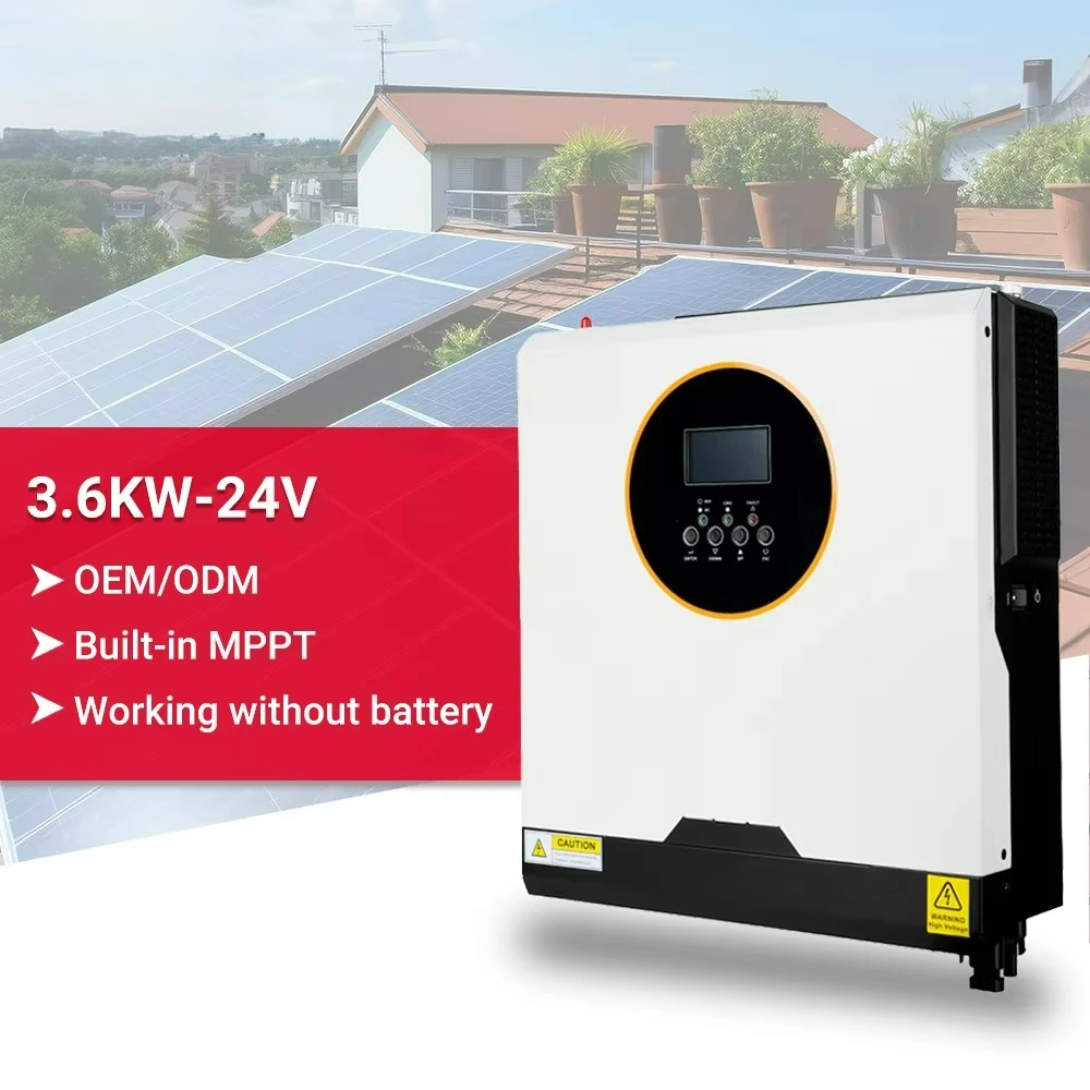 PH21-3.6K 93% Efficiency Uninterrupted Operation High Single Output Hybrid Grid-Connected Solar Inverter 3600W