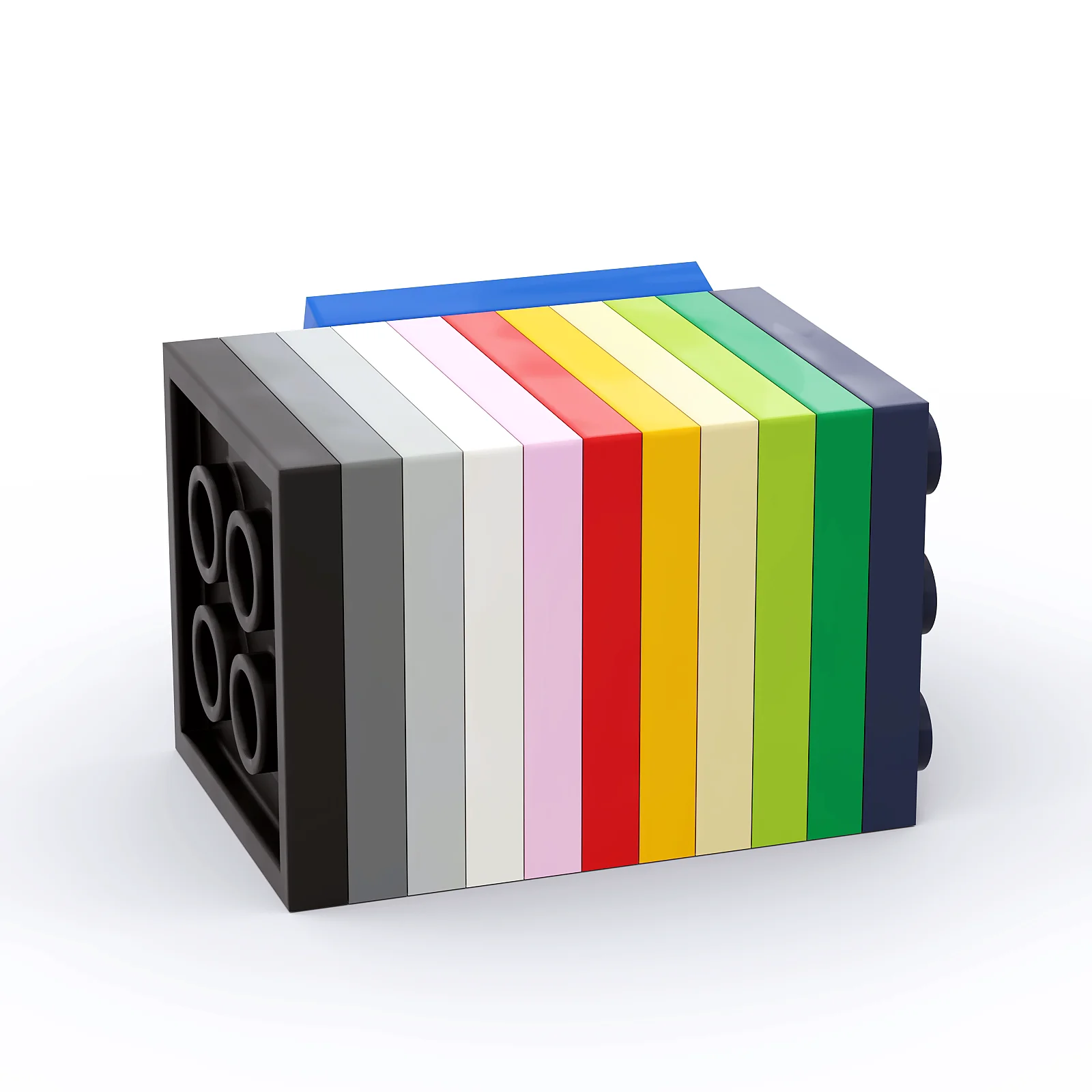 [760PCS]【1KG】 Compatible with 11212 small particle interlocking technology blocks. MOC educational components. 3x3 base board.