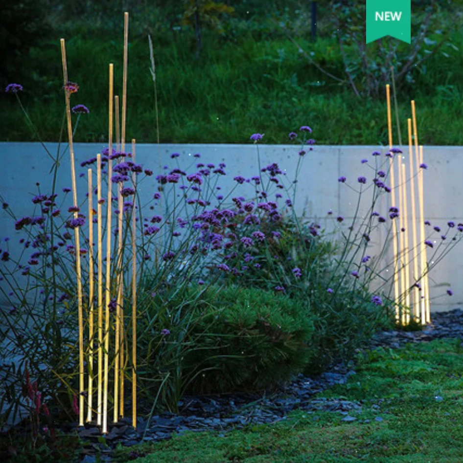 Modern minimalist outdoor lawn lamp landscape lamp garden villa courtyard garden acrylic waterproof reed lamp