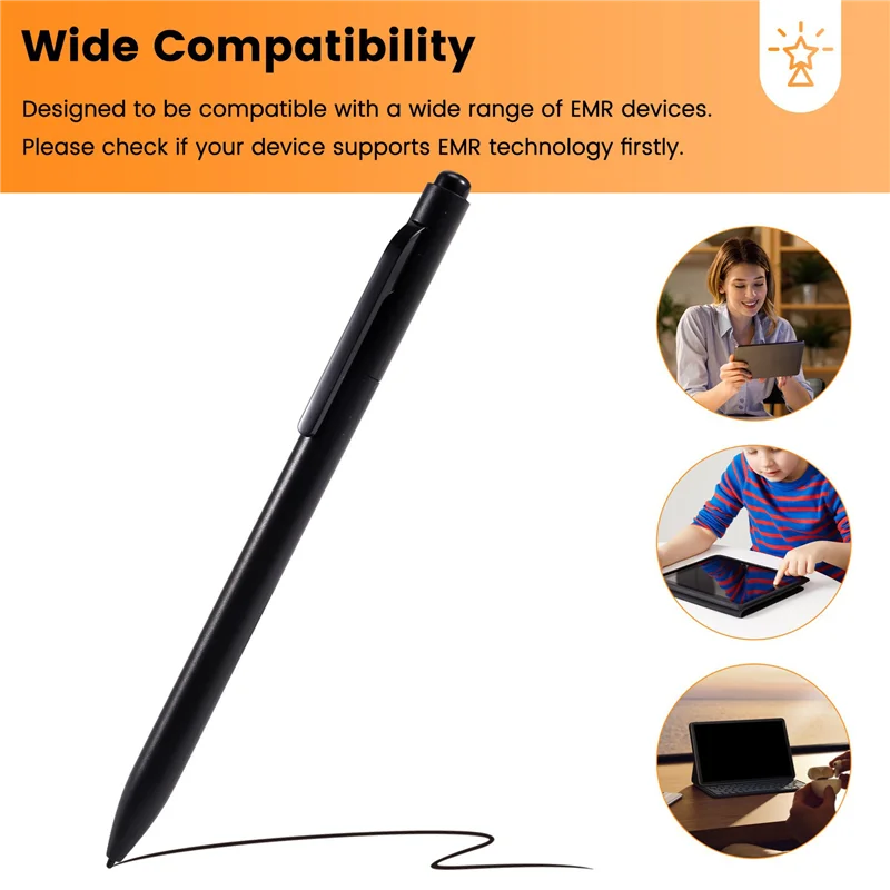 2X Notevole 2 penne con gomma, pennarello digitale con stilo EMR Plus con sensibilità 4096 e rifiuto sul palmo