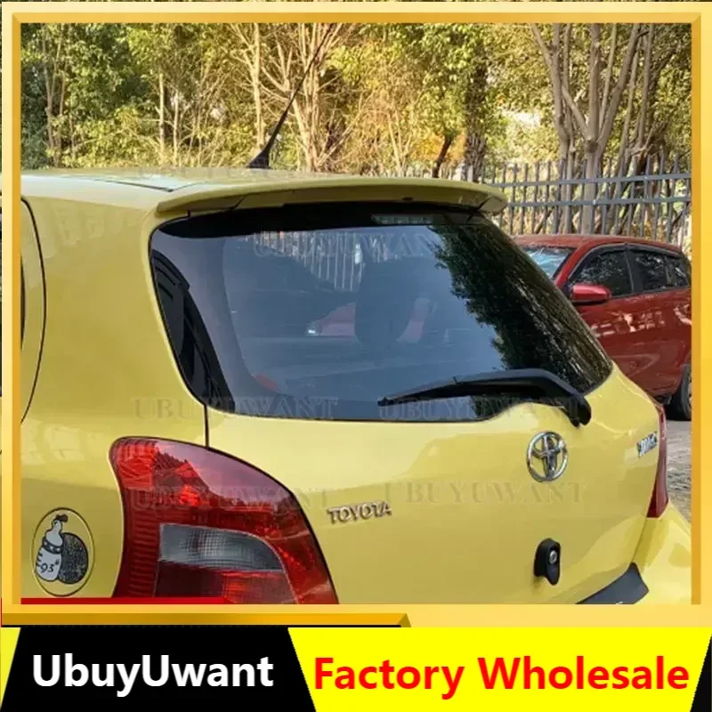 Fit for Toyota Yaris Spoiler 2006 2007 2008 2009 2010 2011 Car ABS Plastic Unpainted Primer Rear Wing Spoiler