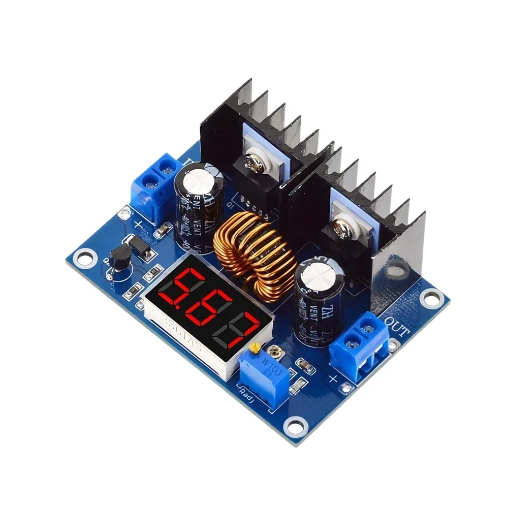 XH-M404 DC 4-40V 8A 200W Voltage Regulator Module Digital PWM Adjustabl DC-DC Step Down Voltage Regulator DC XL4016E1