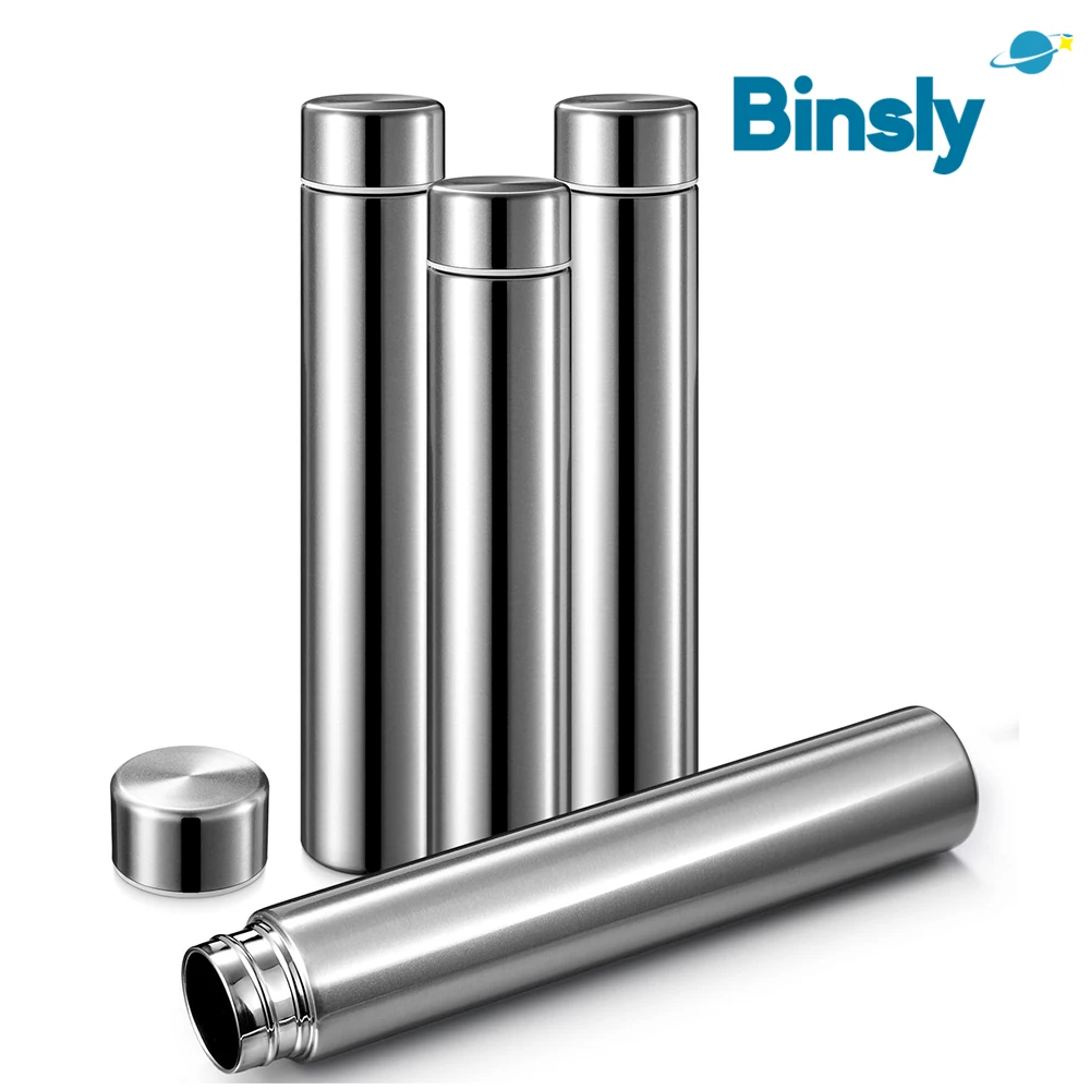 

Portable 260ml Stainless Steel Water Bottle Slim Shape Leak-proof Sport Bottle Insulated Vacuum Flasks for Outdoor Activities