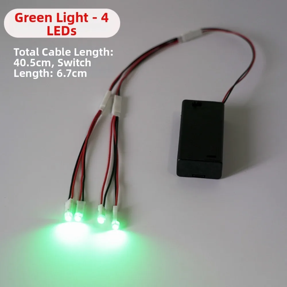 

Новая креативная модель лампы ручной работы DIY, 3В, ультраяркие светодиодные бусины, четырехголовочный ночник