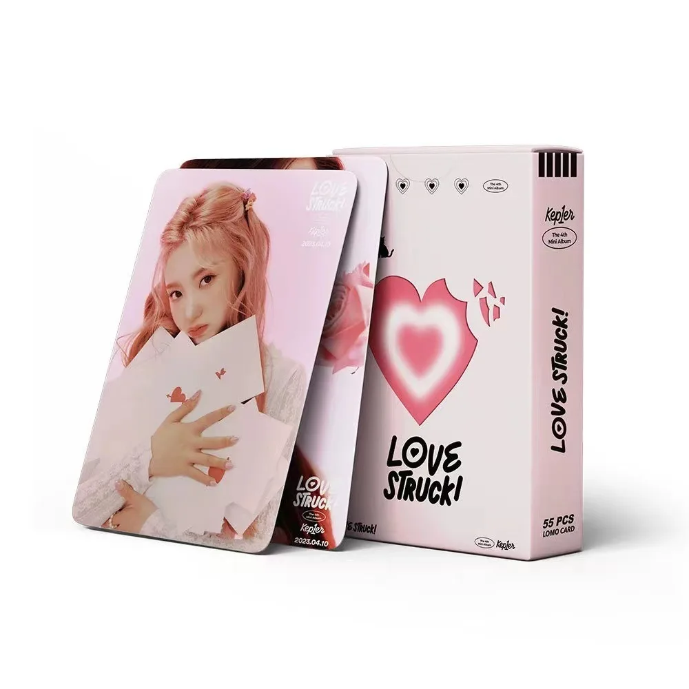 55 Kep1er Girl Group Releases LOVE STRCK Album Collection LOMO Card On April 10Th